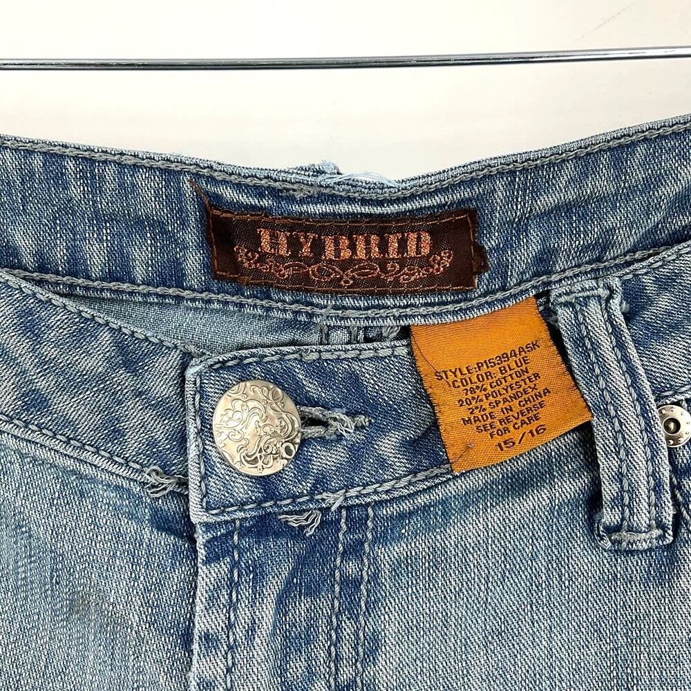Hybrid Straight‎ Leg Blue Jeans Size 15/16 - Picture 7 of 11